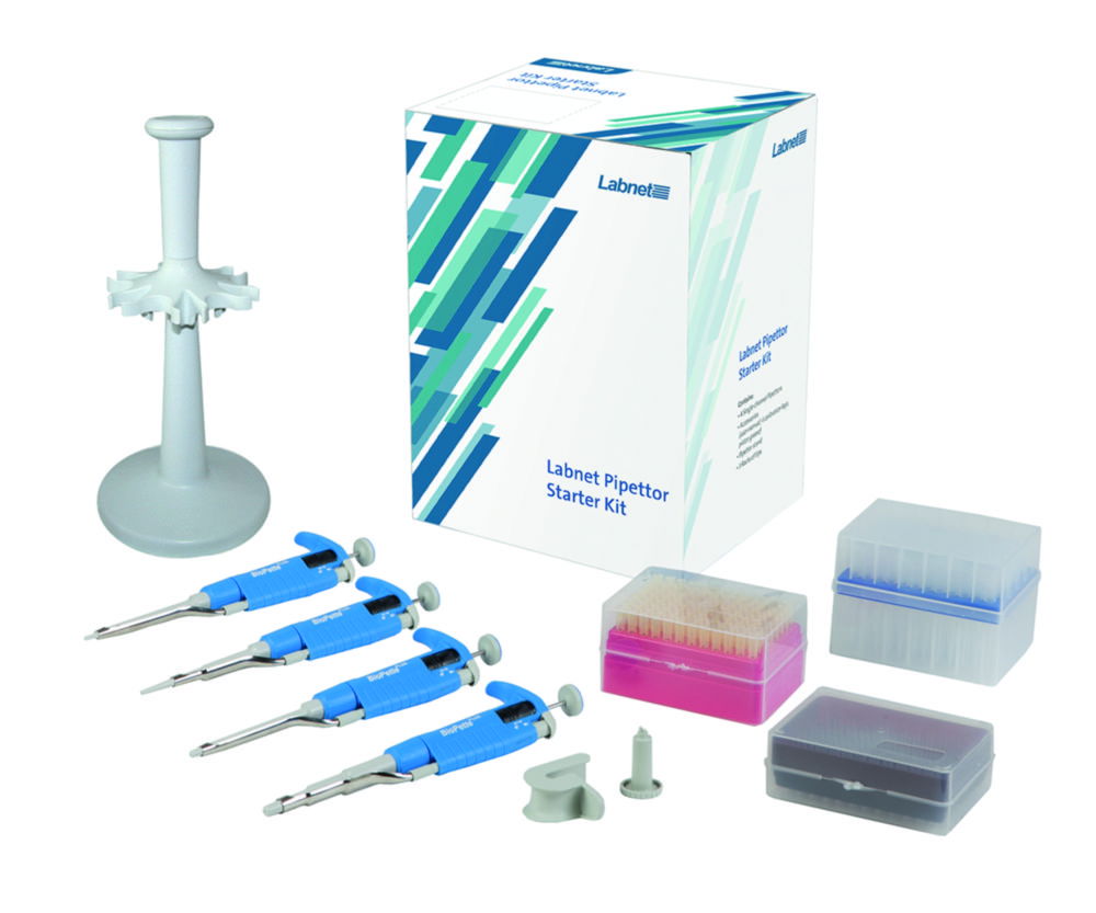 Single channel microlitre pipette BioPette™ Plus, Starter Kit Single channel microlitre pipette BioPette™ Plus, Starter Kit