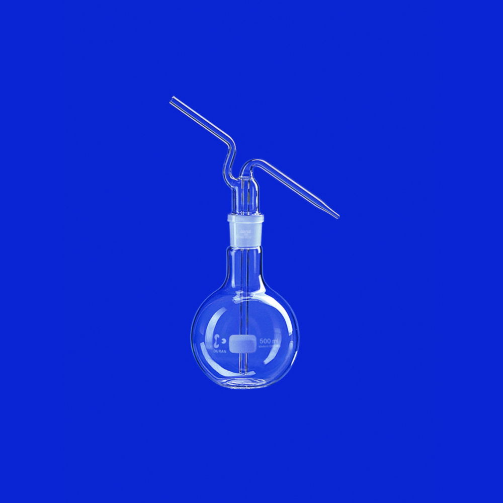 Washbottles with wash head Washbottles with wash head