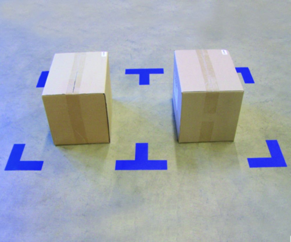Floor markings DuraStripe® Xtreme, Round corners