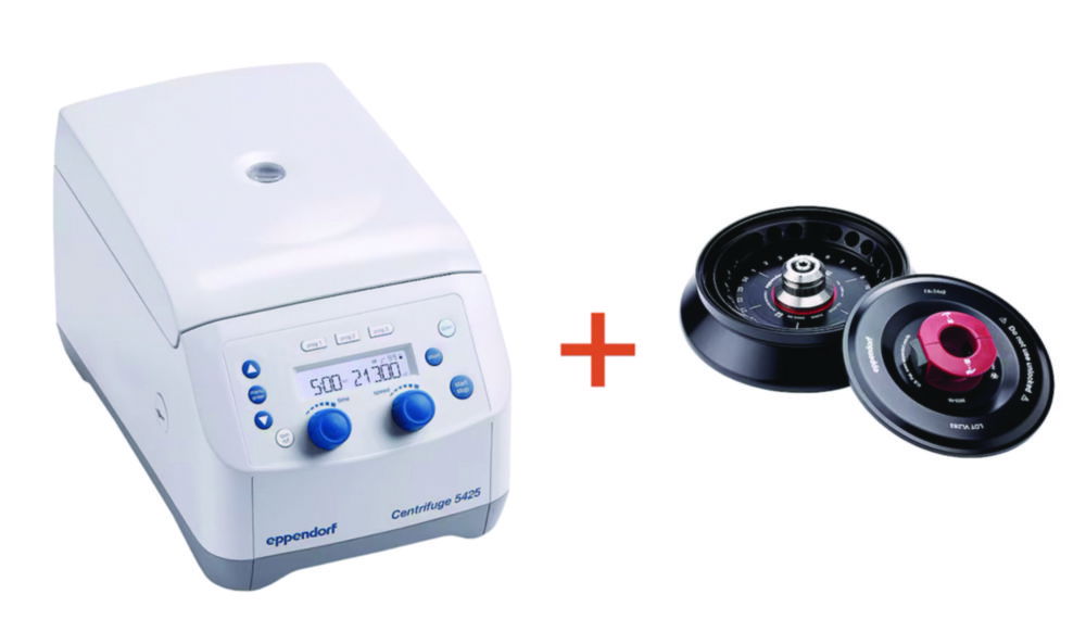Microcentrifuge 5425/5425 R (General Lab Product), with control knobs, with aerosoltight rotor FA-24x2 and QuickLock® Pro lid Microcentrifuge 5425/5425 R (General Lab Product), with control knobs, with aerosoltight rotor FA-24x2 and QuickLock® Pro lid