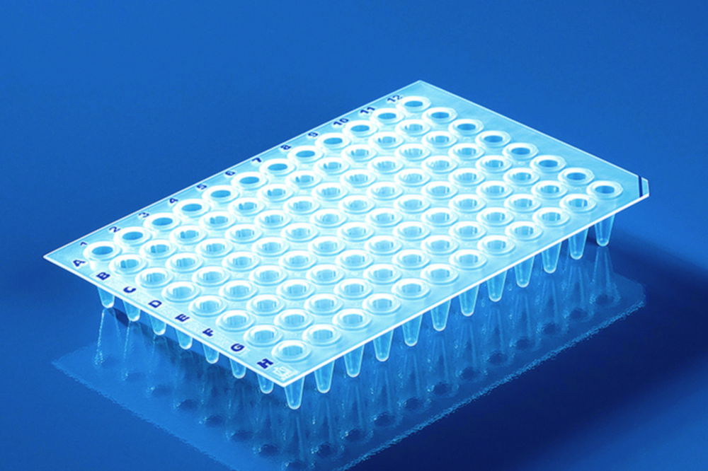 96-well PCR plates, PP, non-skirted 96-well PCR plates, PP, non-skirted