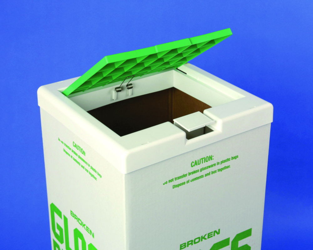 Cover for glass disposal cartons with 300 x 300 mm opening Cover for glass disposal cartons with 300 x 300 mm opening