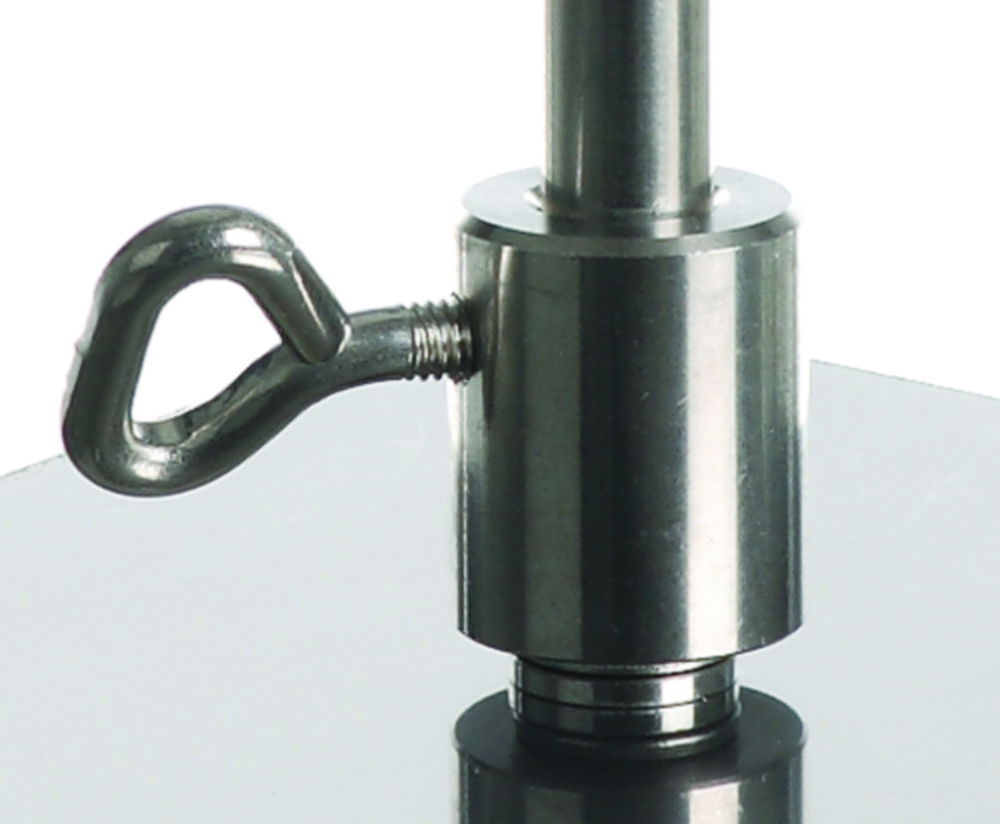 Retort stand base coupling / rod adapter Retort stand base coupling / rod adapter