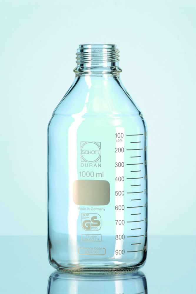 Laboratory bottles Premium, DURAN®, without cap Laboratory bottles Premium, DURAN®, without cap