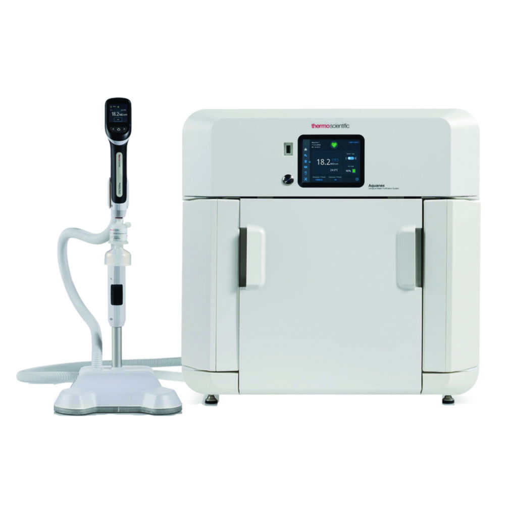 Pure and ultrapure water system Aquanex™, with integrated 10 l tank Pure and ultrapure water system Aquanex™, with integrated 10 l tank