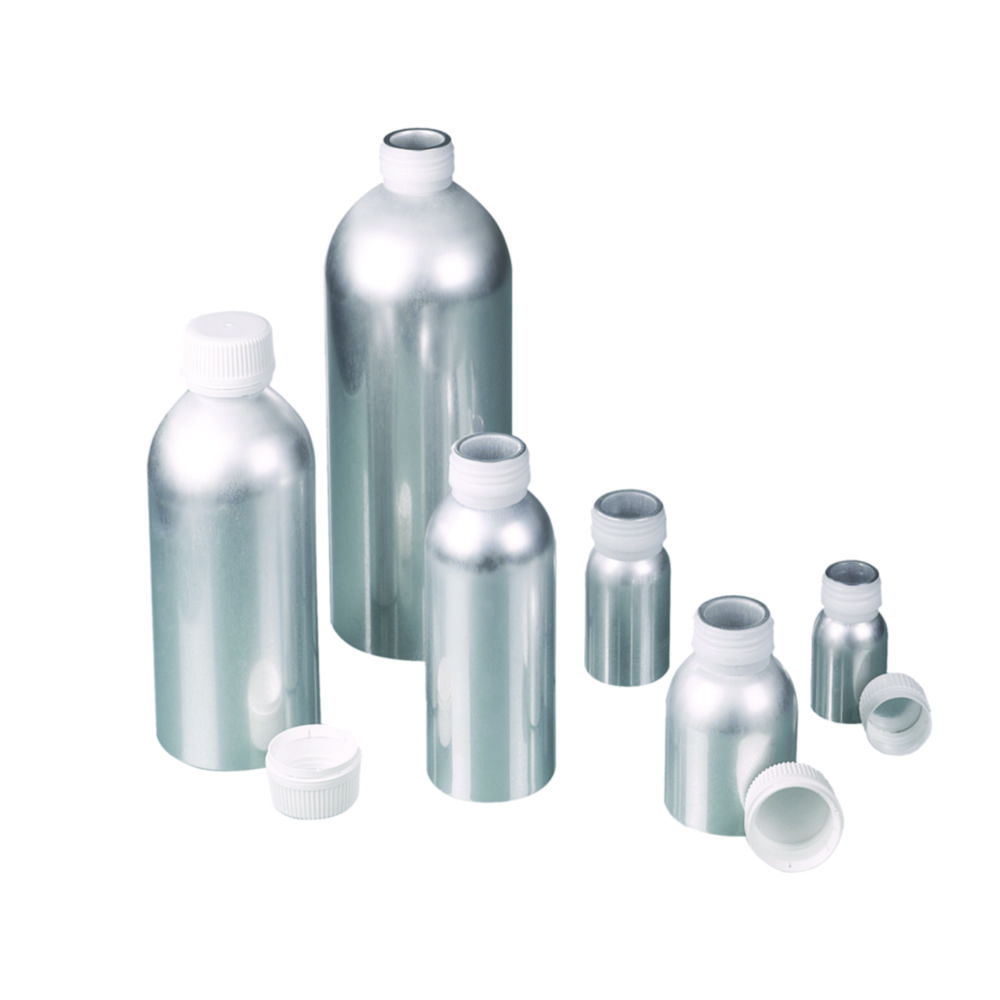 Aluminium bottles, with UN approval, pack of 1 Aluminium bottles, with UN approval, pack of 1