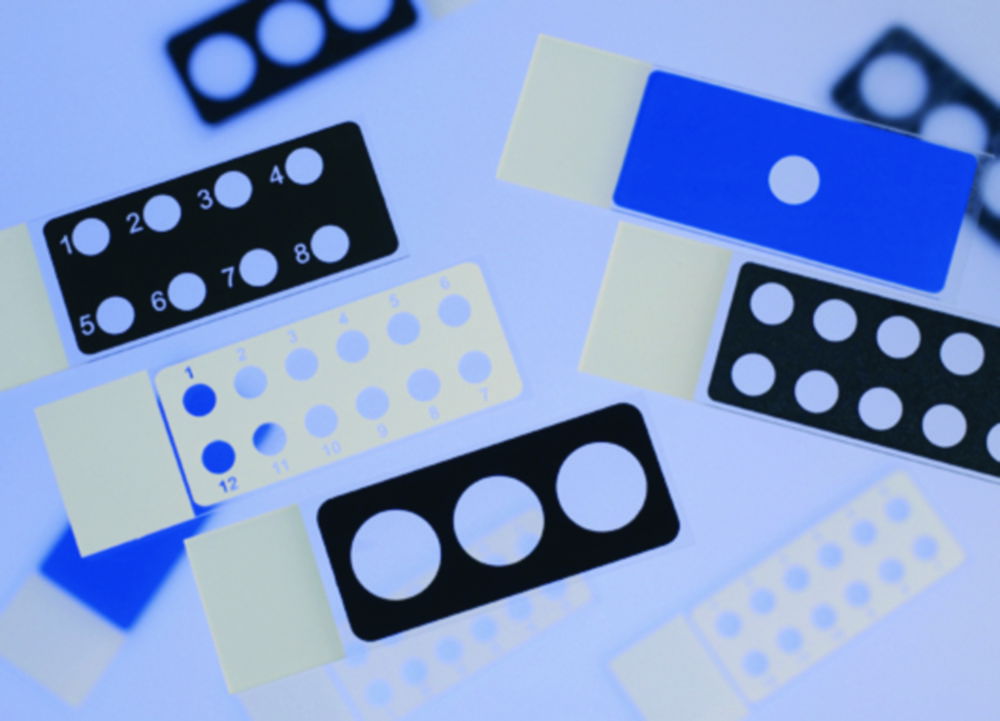 Diagnostic slides without adhesion coating Diagnostic slides without adhesion coating