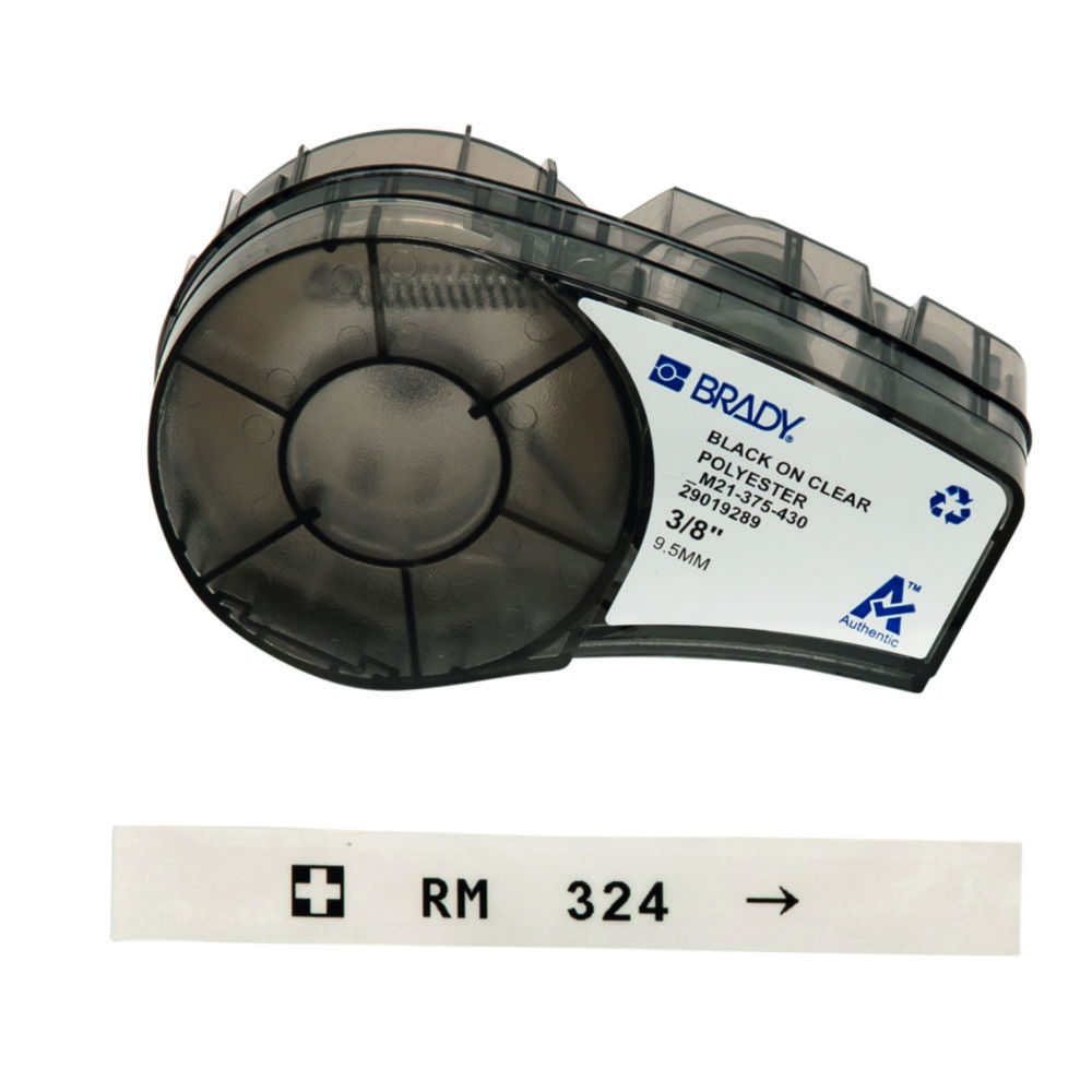 Transparent polyester label tape for label printer M210/M210-LAB Transparent polyester label tape for label printer M210/M210-LAB