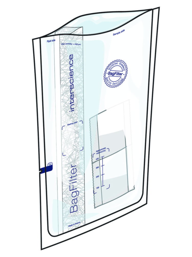 Blender bags BagSystem®, instaBAG® Fraser ½ with dehydrated medium Blender bags BagSystem®, instaBAG® Fraser ½ with dehydrated medium