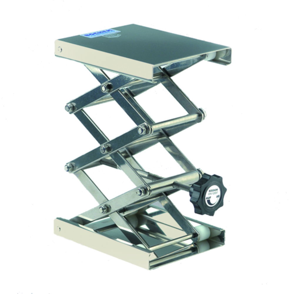 Laboratory jacks MAXI, 18/10-stainless steel Laboratory jacks MAXI, 18/10-stainless steel