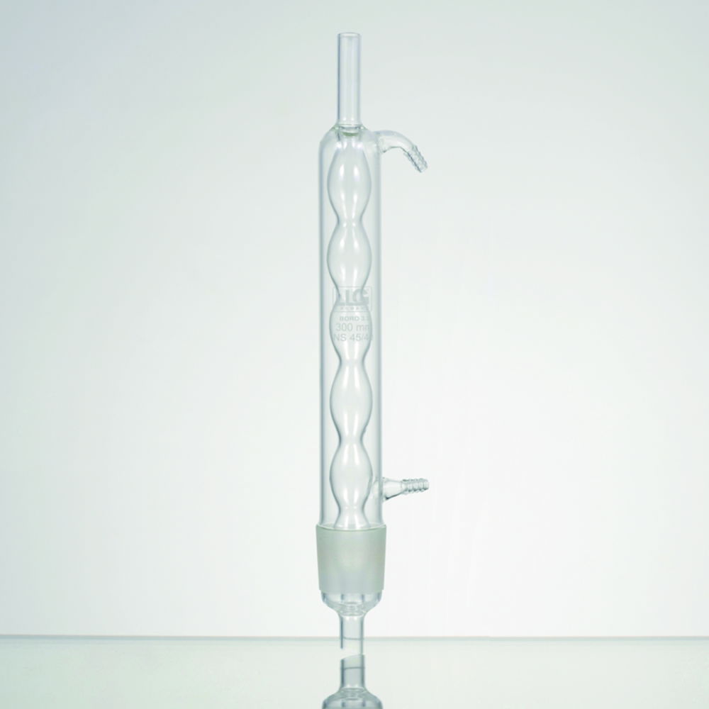 LLG-Condenser acc. to Allihn, borosilicate glass 3.3, glass olive LLG-Condenser acc. to Allihn, borosilicate glass 3.3, glass olive