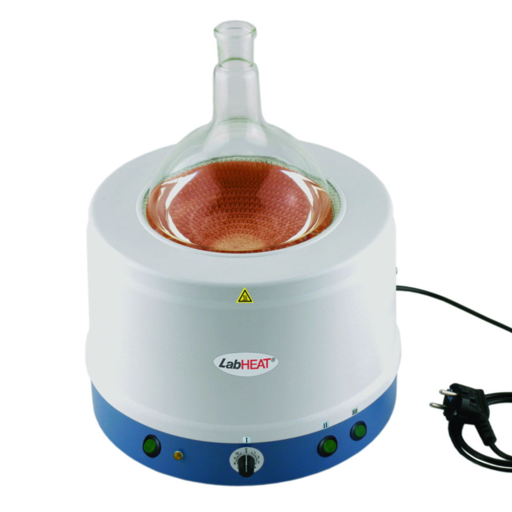 Multi-size Heating Mantles, series KM-MPE for different sized round bottom flasks Multi-size Heating Mantles, series KM-MPE for different sized round bottom flasks