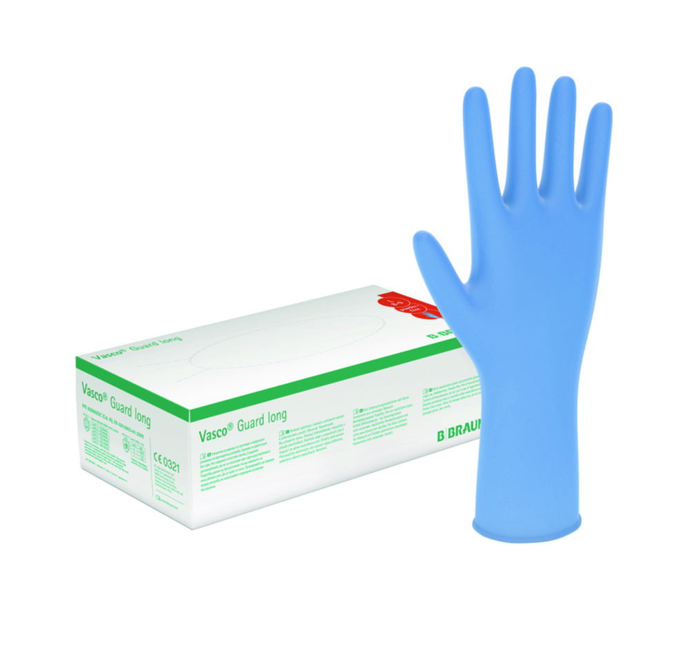 Disposable Gloves Vasco® Guard long, nitrile Disposable Gloves Vasco® Guard long, nitrile