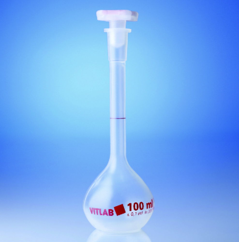 Volumetric flasks, plastic, Class B Volumetric flasks, plastic, Class B