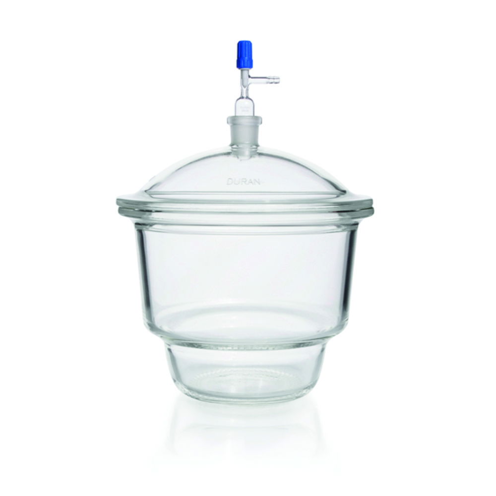 Desiccators, DURAN®, vacuum, with stopcock Desiccators, DURAN®, vacuum, with stopcock