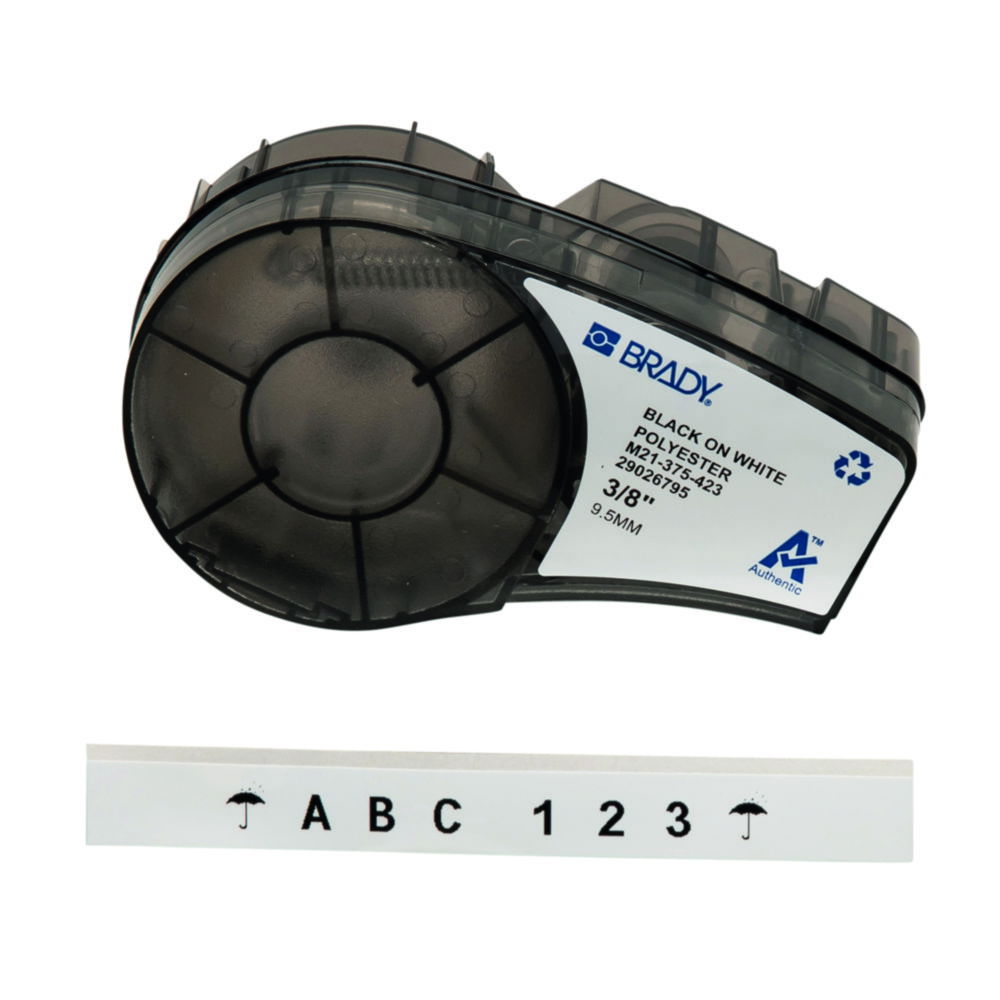 Polyester label tape for label printer M210/M210-LAB Polyester label tape for label printer M210/M210-LAB