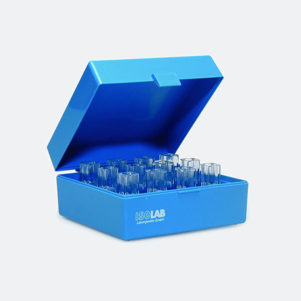 Cuvette rack with attached lid, PP Cuvette rack with attached lid, PP