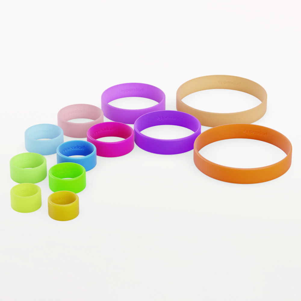 Marking rings ColorTag, silicone, 19 mm