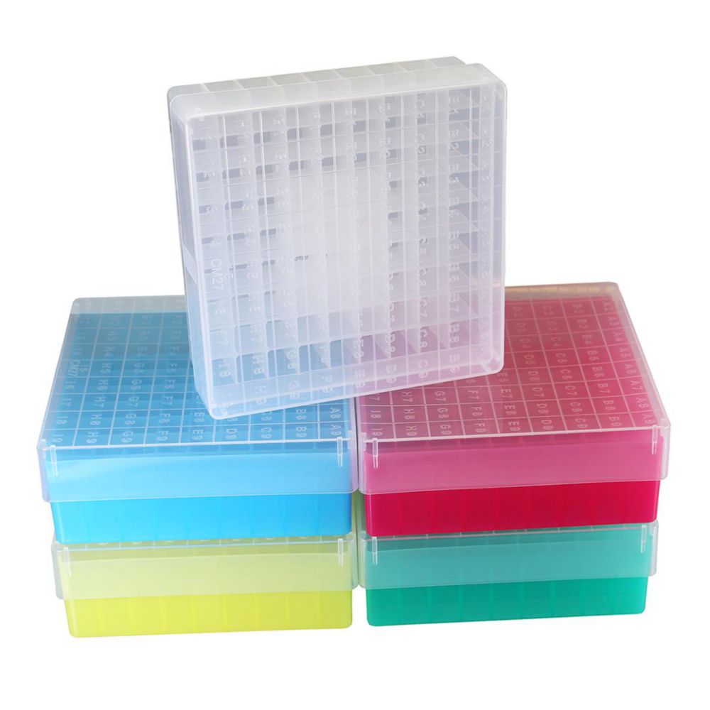 Cryogenic boxes, 81 well, PP, autoclavable Cryogenic boxes, 81 well, PP, autoclavable