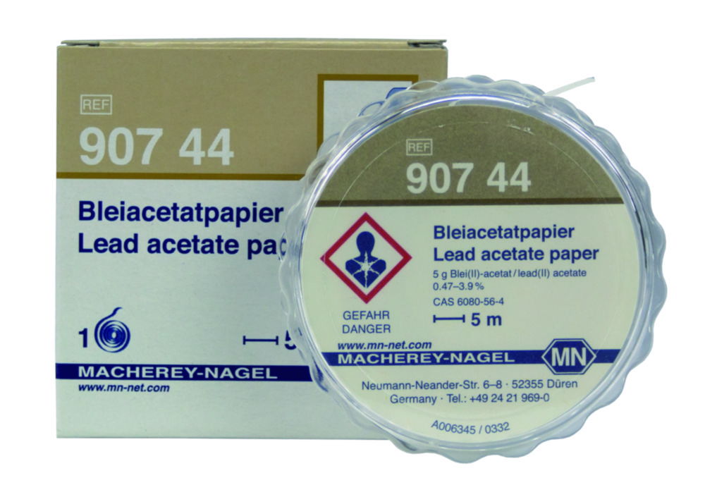 Test papers, lead acetate Test papers, lead acetate