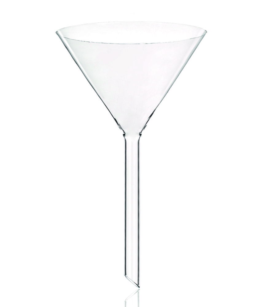 Funnels general purpose, borosilicate glass