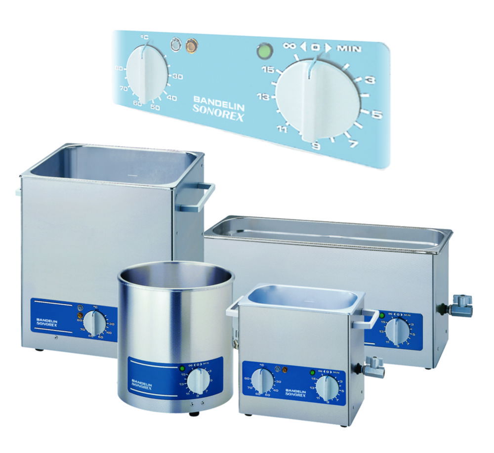 Ultrasonic Baths, SONOREX SUPER with heating