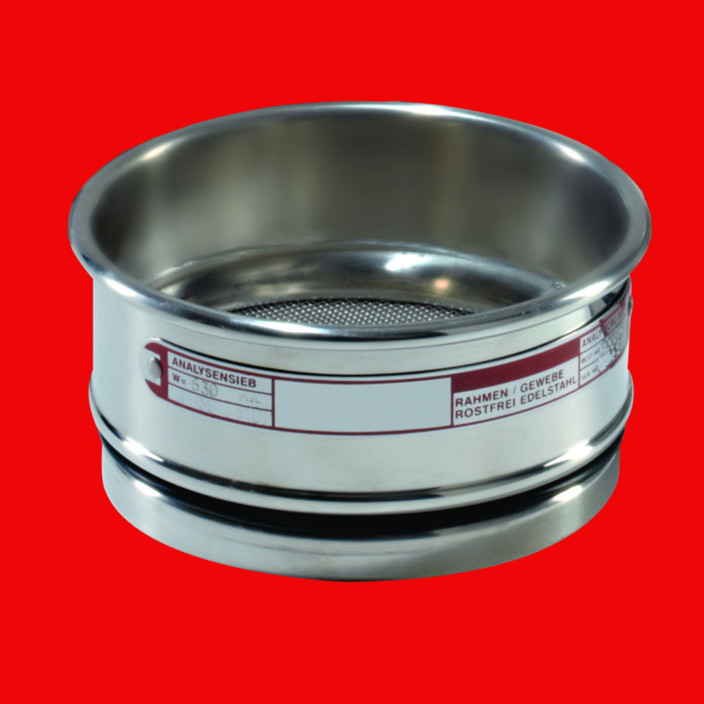 Test sieves, 100 x 40 mm Test sieves, 100 x 40 mm