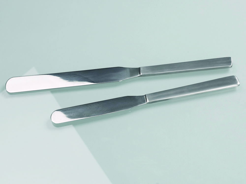 Palette knife spatulas, stainless steel V2A Palette knife spatulas, stainless steel V2A