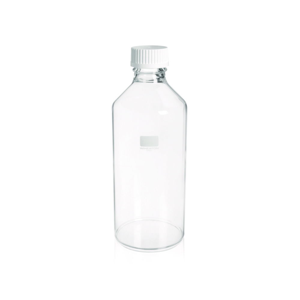 Roller bottles WHEATON®, borosilicate glass, with screw cap, PP Roller bottles WHEATON®, borosilicate glass, with screw cap, PP