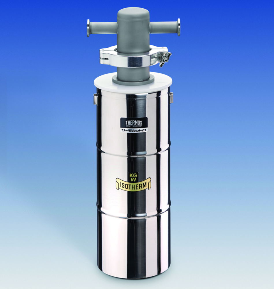 Cold trap with Dewar flask type DSS 2000, stainless steel 1.4301, two-piece, for dry ice Cold trap with Dewar flask type DSS 2000, stainless steel 1.4301, two-piece, for dry ice