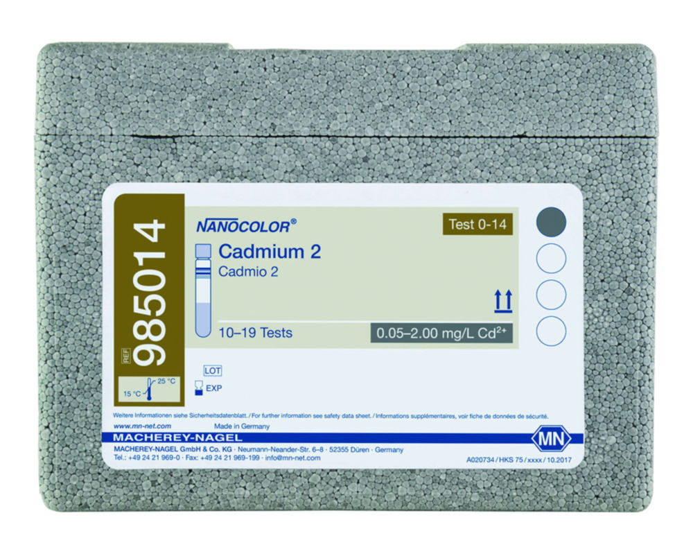 Tube tests NANOCOLOR® Cadmium