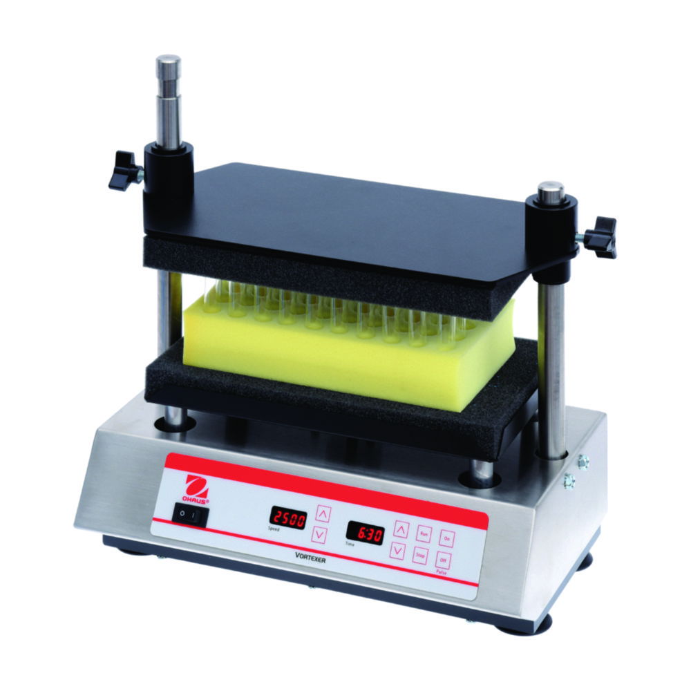 Vortex mixer for multi tubes VXMTDG, digital, stainless steel housing Vortex mixer for multi tubes VXMTDG, digital, stainless steel housing