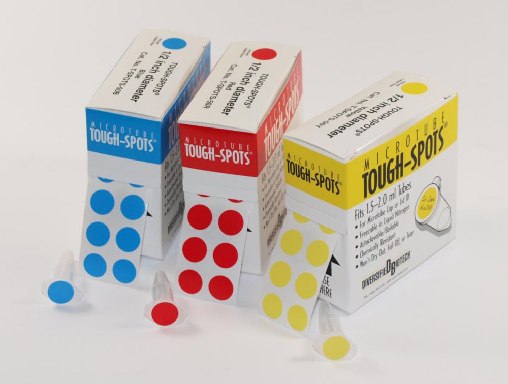 Deep freeze labels TOUGH-SPOTS® Deep freeze labels TOUGH-SPOTS®