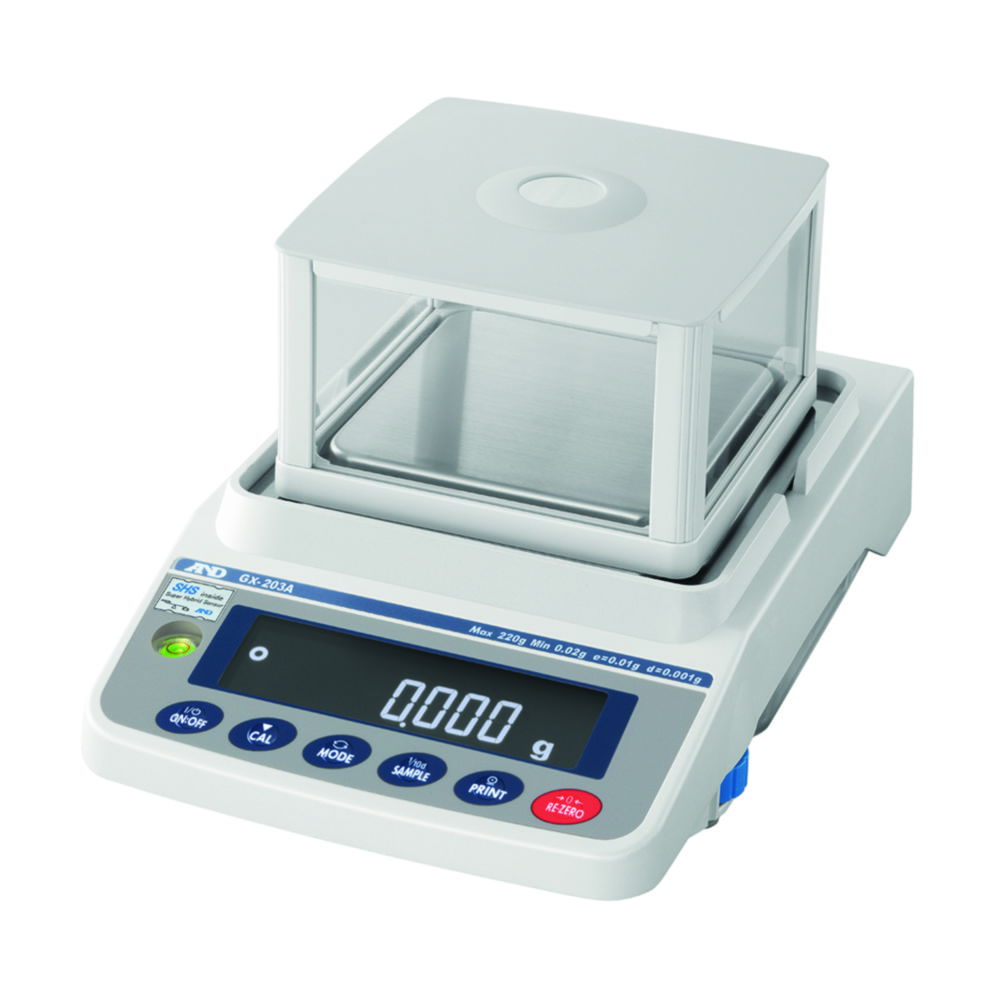 Precision balances, Apollo, GX-A, with plastic breeze break Precision balances, Apollo, GX-A, with plastic breeze break