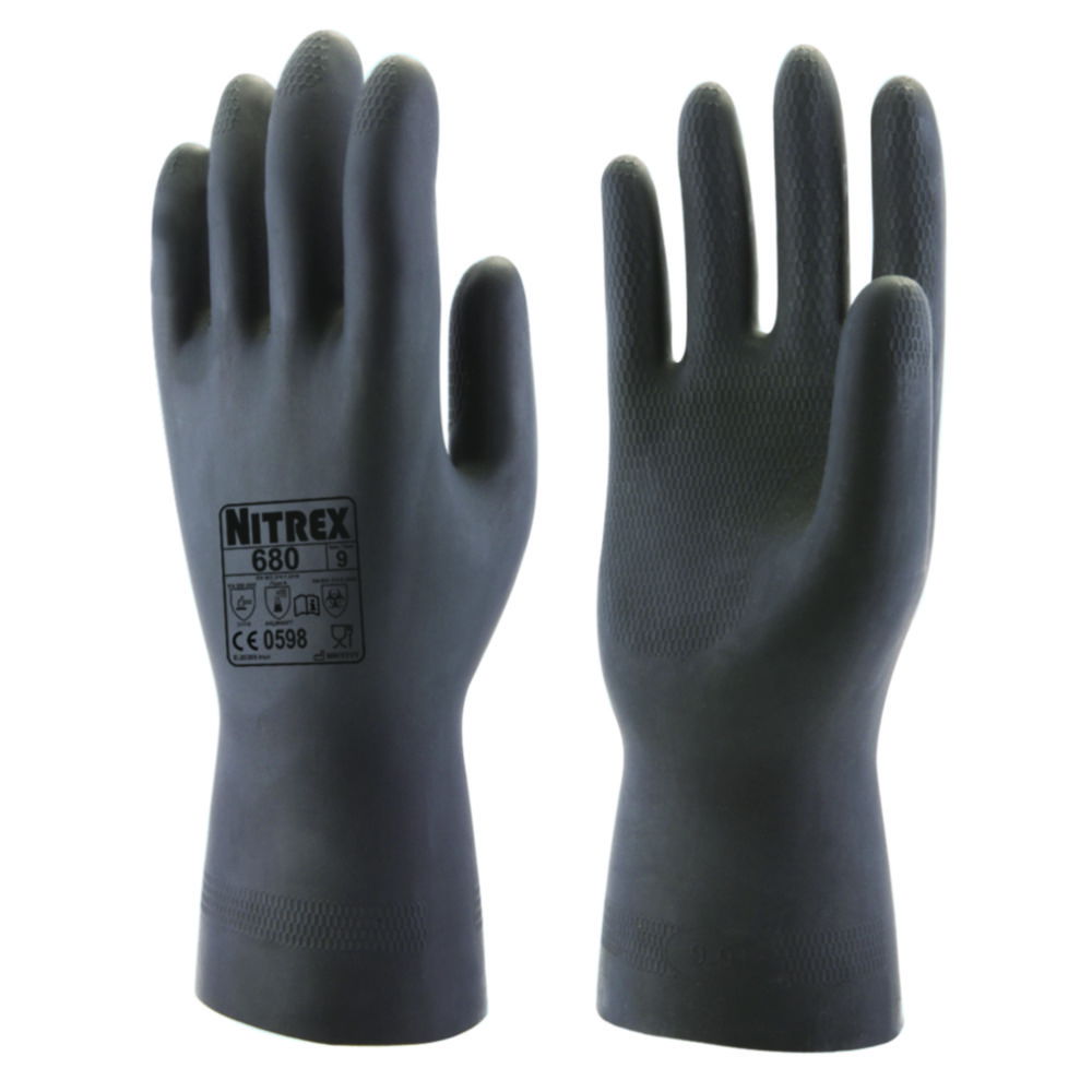 Chemical protective glove NITREX 680, Latex Chemical protective glove NITREX 680, Latex