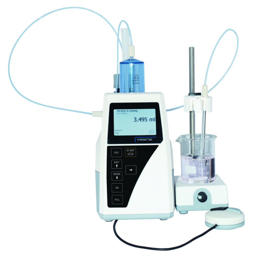 Motor-driven piston burette Titronic® 300 Motor-driven piston burette Titronic® 300