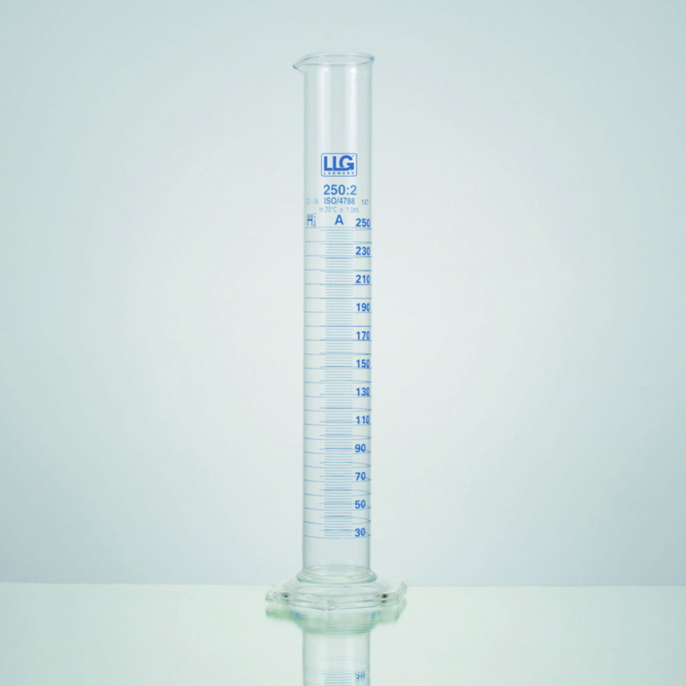 LLG-Measuring cylinders, borosilicate glass 3.3, tall form, class A LLG-Measuring cylinders, borosilicate glass 3.3, tall form, class A