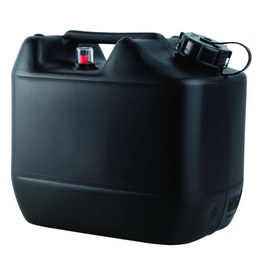 Safety containers, HDPE, electrically conductive, with level control Safety containers, HDPE, electrically conductive, with level control