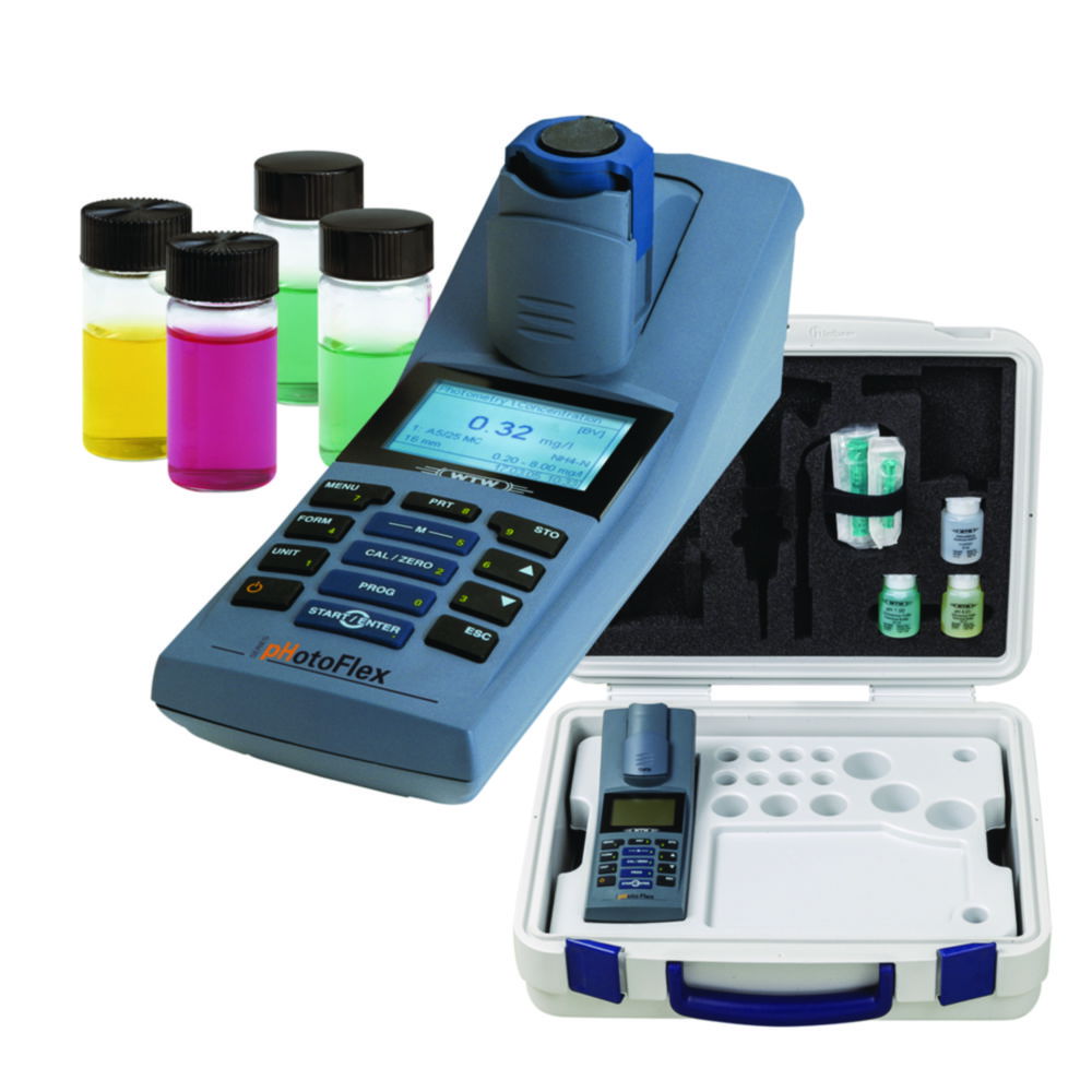Handheld photometer pHotoFlex® pH Field case set Handheld photometer pHotoFlex® pH Field case set