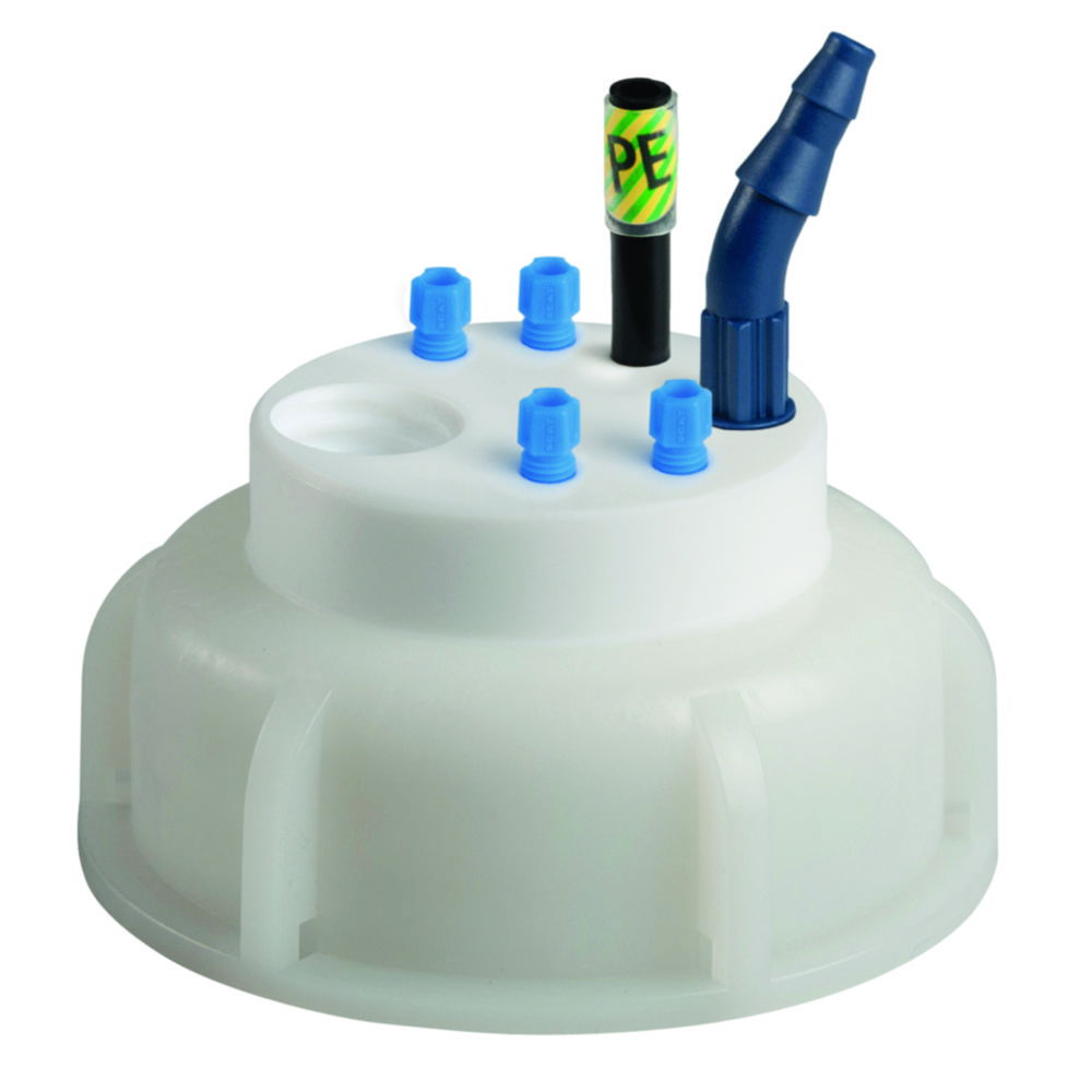 Safety Waste Caps, S 65, with grounding connection Safety Waste Caps, S 65, with grounding connection