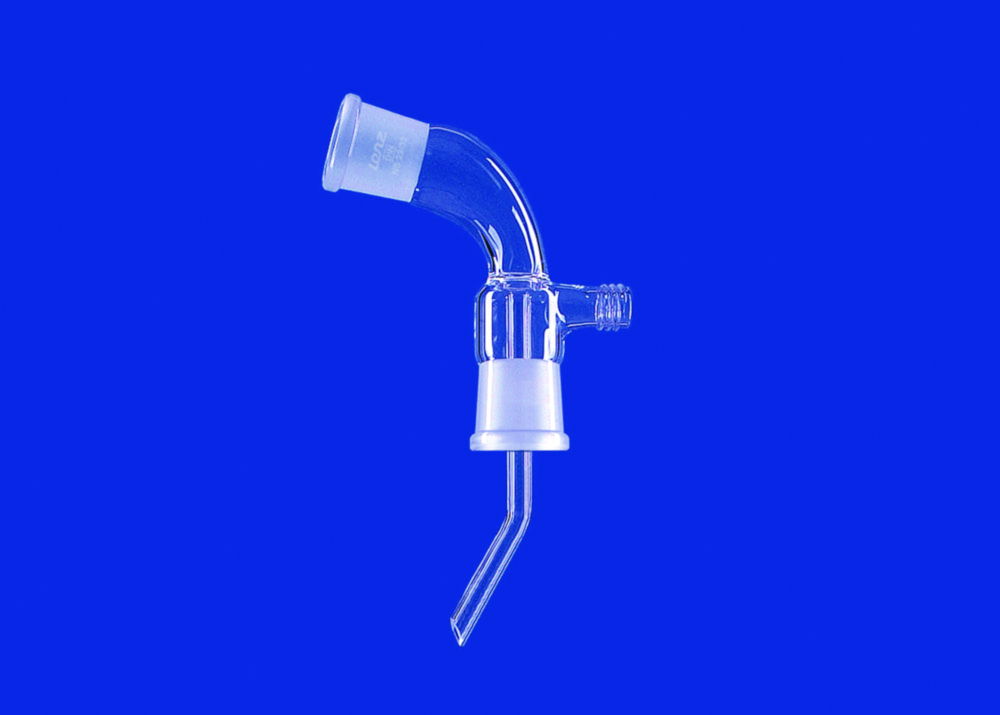 Adapters for distilling receivers acc. to Bredt, DURAN® tubing, bent Adapters for distilling receivers acc. to Bredt, DURAN® tubing, bent