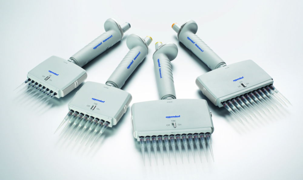Multichannel microliter pipettes Eppendorf Reference® 2 (General Lab Product), variable Multichannel microliter pipettes Eppendorf Reference® 2 (General Lab Product), variable