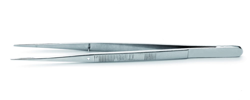 Forceps, stainless steel, anti-magnetic, anti-acid, with guide-pin Forceps, stainless steel, anti-magnetic, anti-acid, with guide-pin