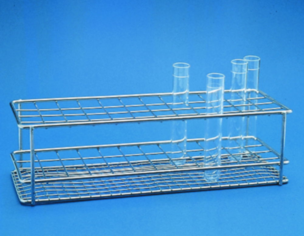 Test tube racks, stainless steel Test tube racks, stainless steel