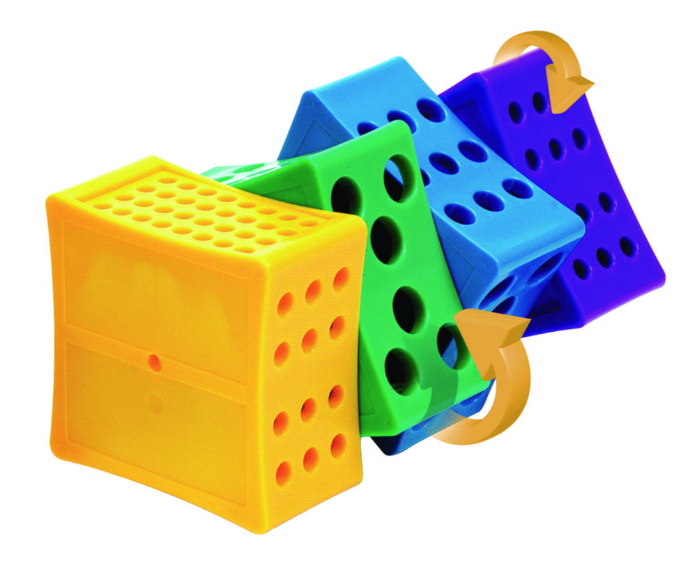 Tube Rack Rota-Rack®, PP, for micro tubes Tube Rack Rota-Rack®, PP, for micro tubes