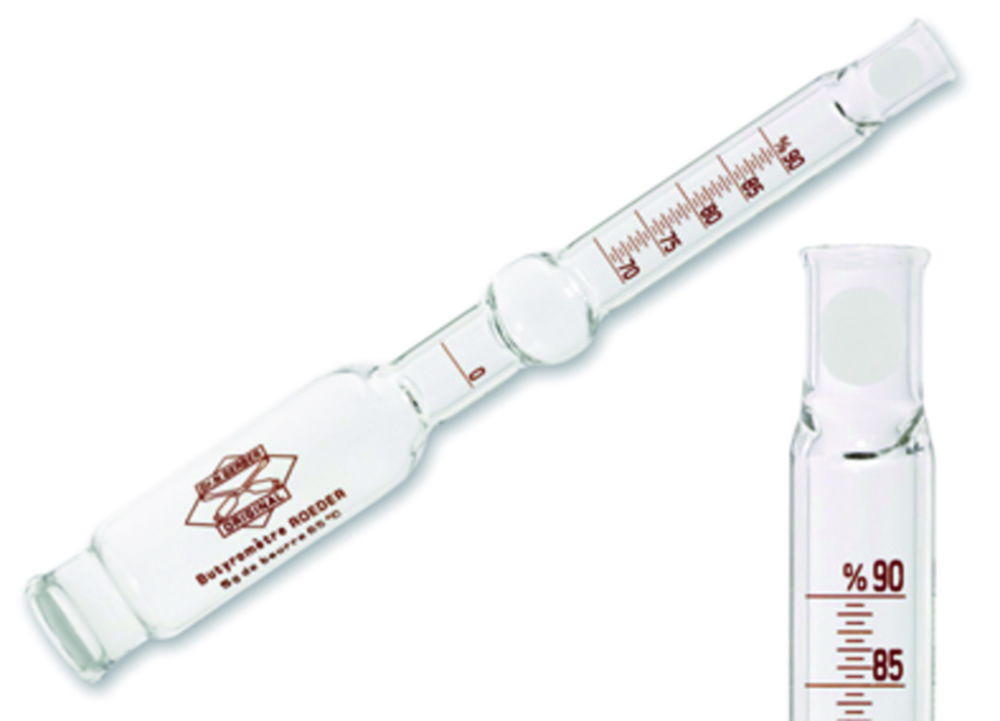 Butter butyrometer, according Roeder Butter butyrometer, according Roeder