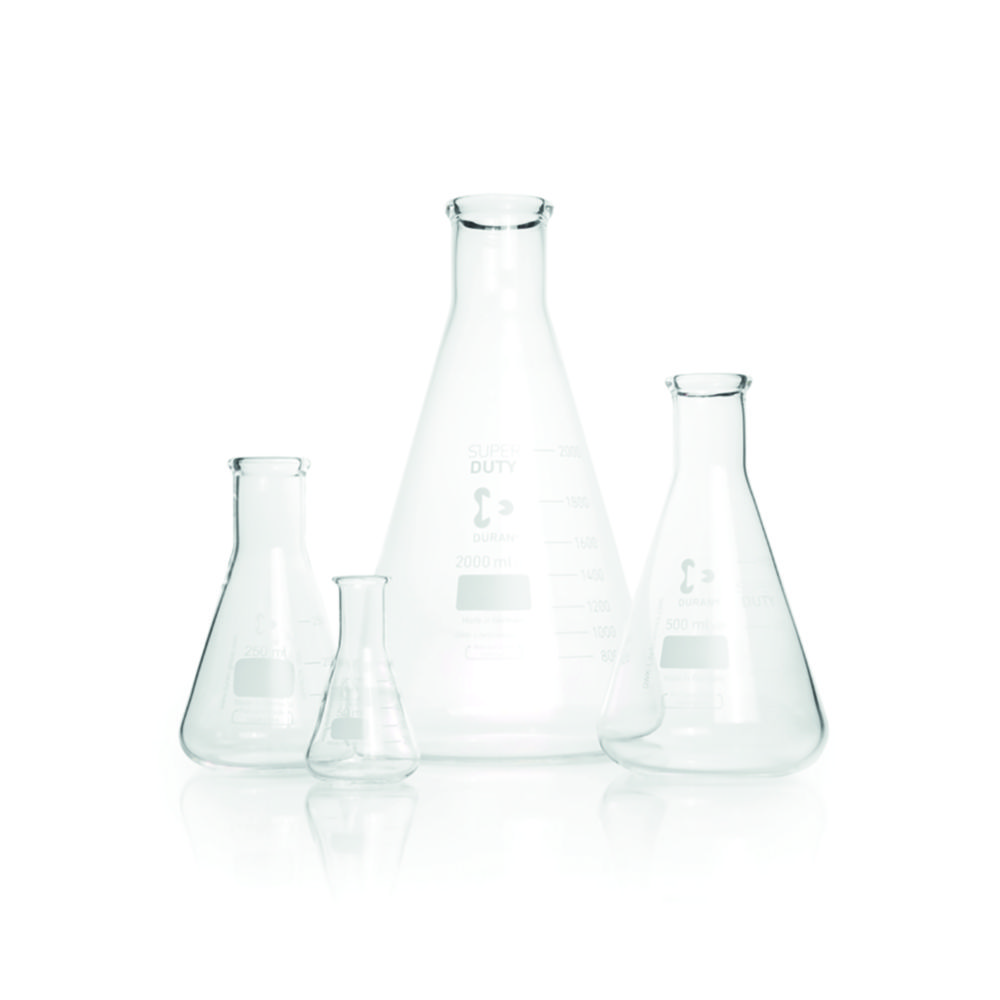 Erlenmeyer flasks, DURAN® Super Duty, narrow neck Erlenmeyer flasks, DURAN® Super Duty, narrow neck