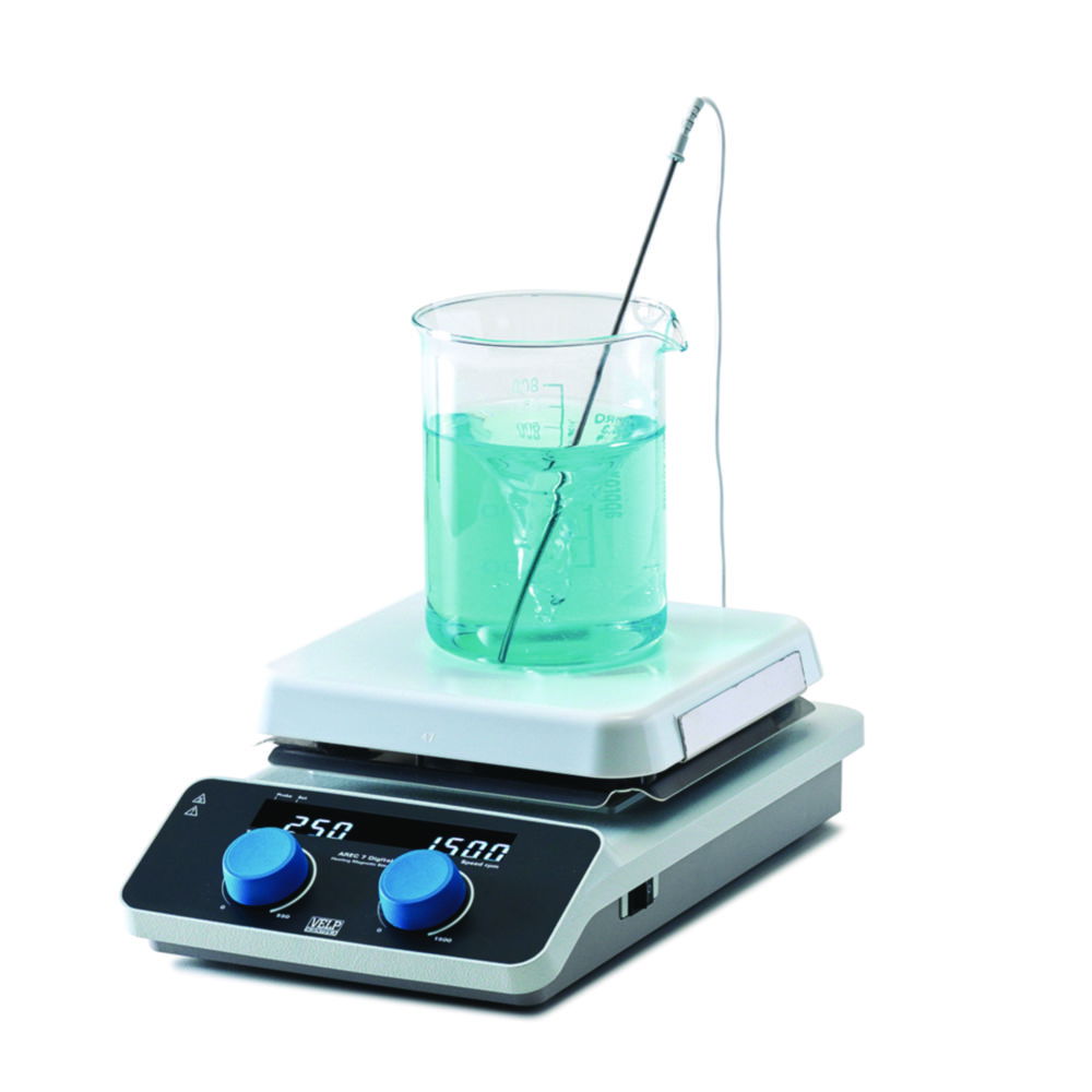 Magnetic stirrer with heating AREC 7 Digital Set, with temperature probe Magnetic stirrer with heating AREC 7 Digital Set, with temperature probe