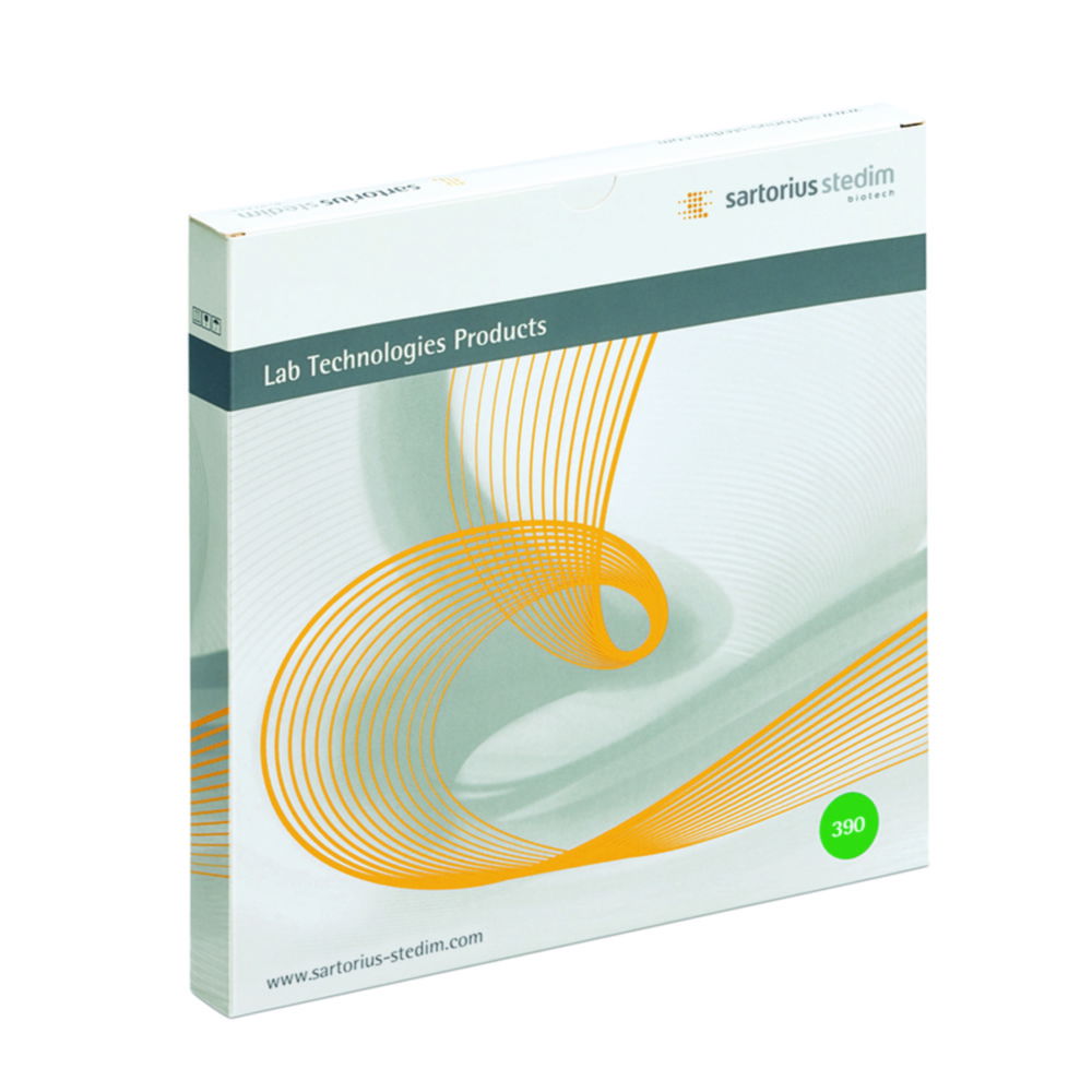 Filter paper grade 390, green dot, quantitative, round filter Filter paper grade 390, green dot, quantitative, round filter