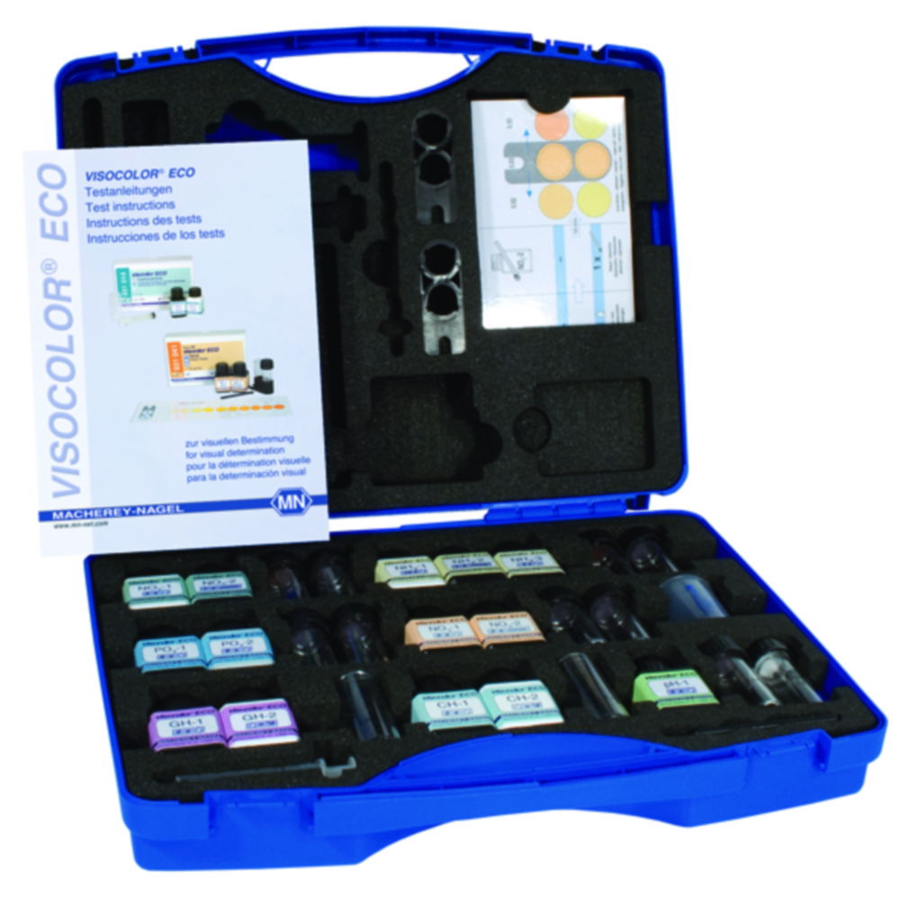 VISOCOLOR® reagent case and photometer